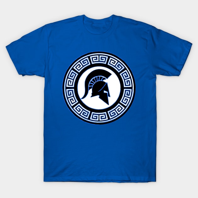 Spartan Helmet and Shield T-Shirt by Scar